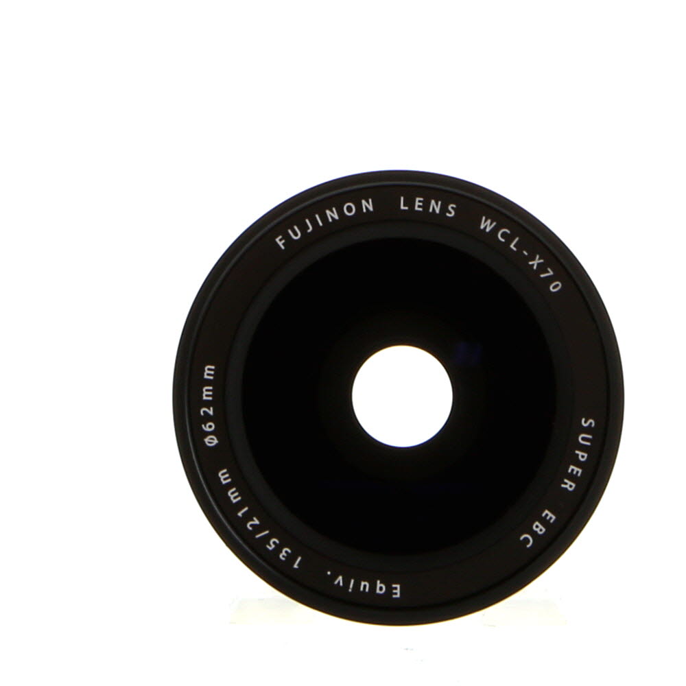 Fujifilm WCL-X70 Wide Conversion Lens for X70, Black