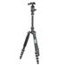 Dolica TX570B150DS Ultra Compact Aluminum Tripod with Ball Head, 5-Section, Black, 12.5-57 in. thumbnail