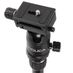 Dolica TX570B150DS Ultra Compact Aluminum Tripod with Ball Head, 5-Section, Black, 12.5-57 in. thumbnail