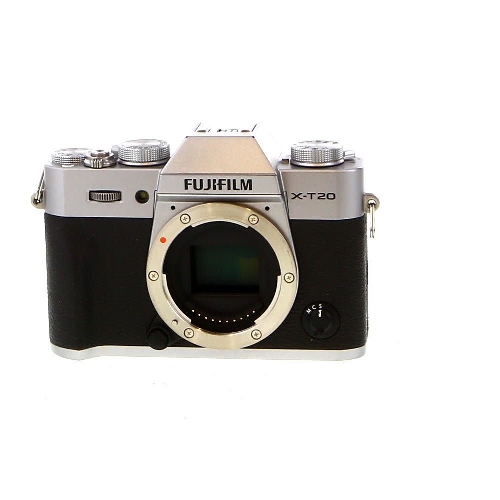 FUJIFILM X-T20 Mirrorless Camera Body, Silver {24.3MP}