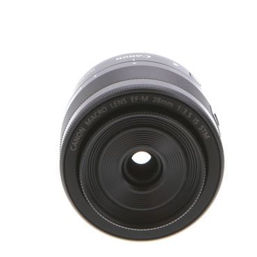 Canon 28mm f/3.5 Macro IS STM Lens for EF-M Mount, Graphite Black