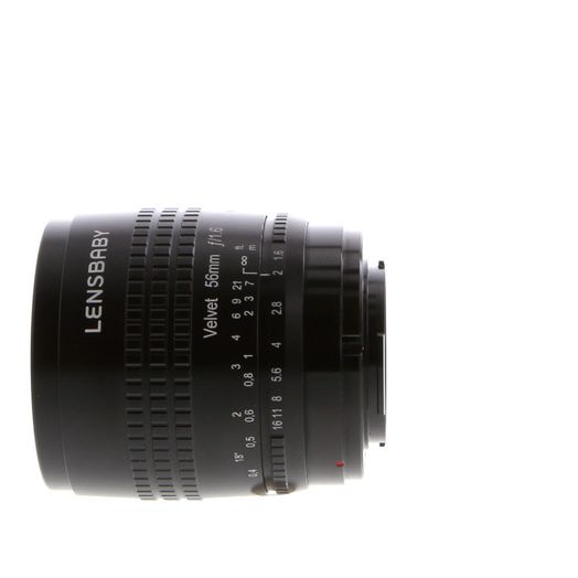Lensbaby Velvet 56mm f/1.6 Manual Lens for Sony E-Mount, Black {62}