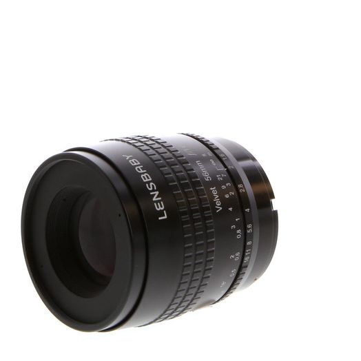 Lensbaby Velvet 56mm f/1.6 Manual Lens for Sony E-Mount, Black {62}