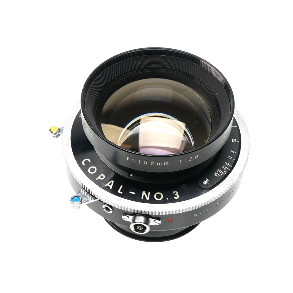 Komura 152mm f/2.8 BT Copal 3 (65MT) 4x5 Lens