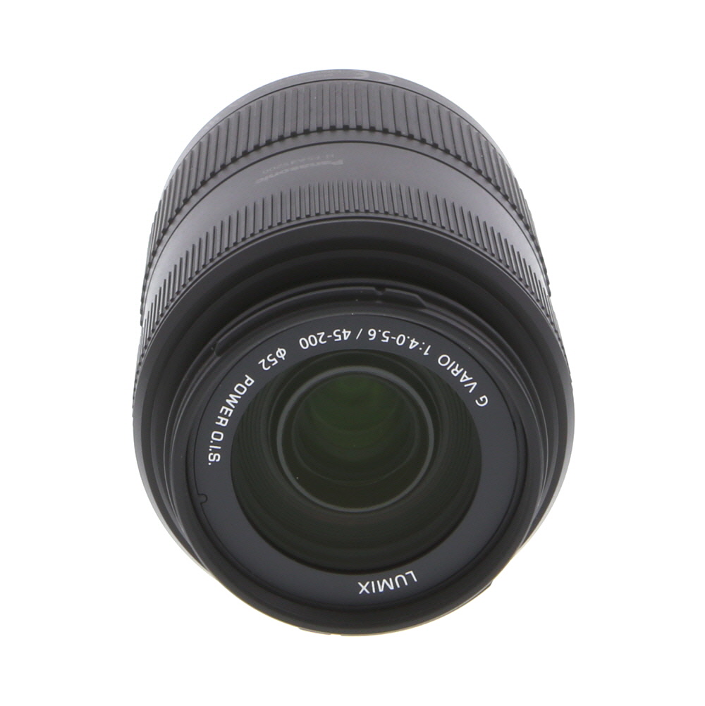 Panasonic Lumix G Vario 45-200mm f/4-5.6 (II) Power O.I.S. Lens for MFT (Micro Four Thirds), Black | 52