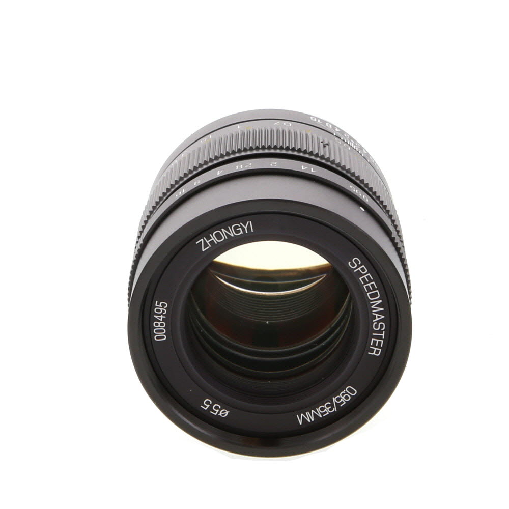 Mitakon Zhongyi 35mm f/0.95 Speedmaster (Mark II) Manual Lens for Fujifilm X-Mount, Black