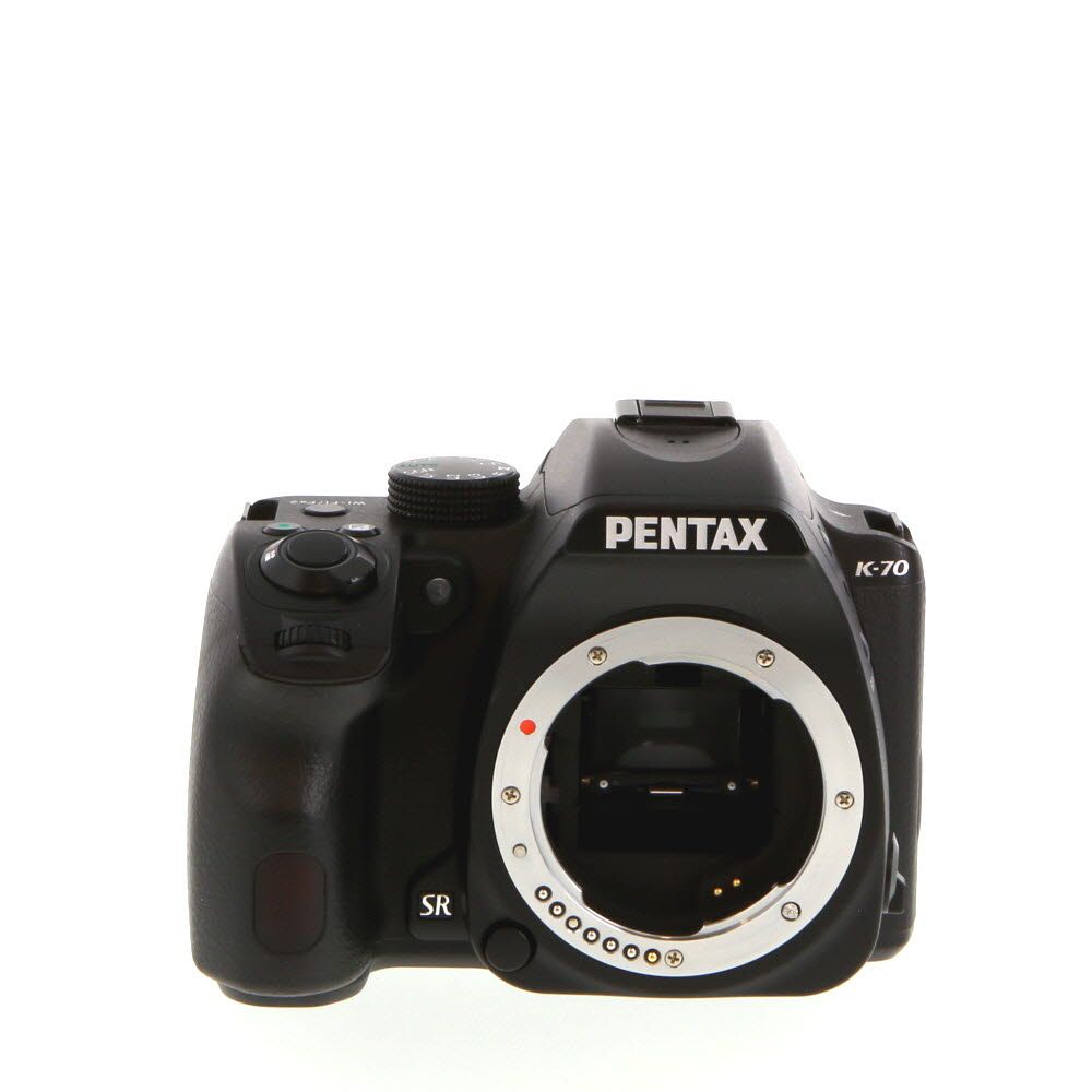 Pentax K-70 DSLR Camera Body, Black {24.24MP}