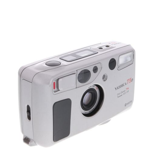 Yashica T5 D (Date Back) with 35mm F/3.5 Zeiss Tessar T*, Silver