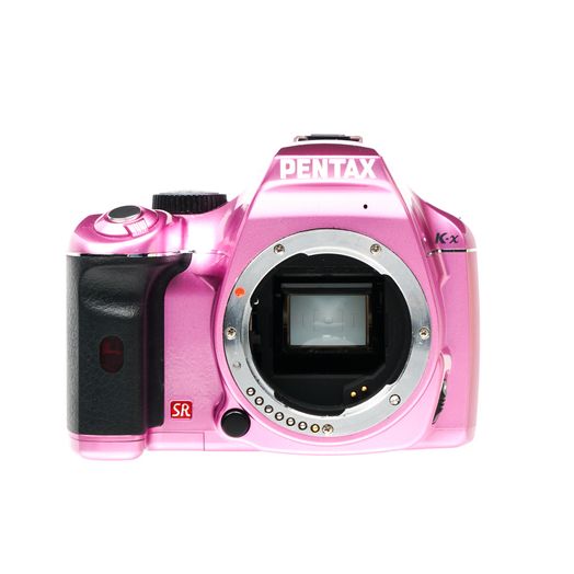 Pentax K-X DSLR Camera Body, Metal Fuchsia {12.4MP} Body Only