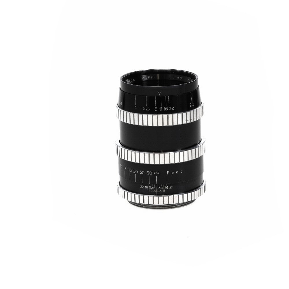 Angenieux 90mm f/2.5 Type Y12 M42 Screw Mount Lens, Black/Chrome
