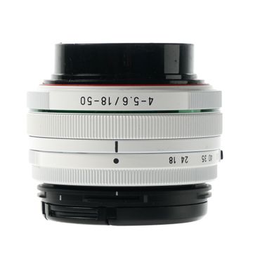 Pentax 18-50mm f/4-5.6 SMC PENTAX-DAL DC WR RE Autofocus APS-C Lens for K-Mount, White {58}