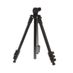 Manfrotto Compact Light Aluminum Alloy Tripod with Integrated Ball Head, 4-Section, 15.7-51.6", Black (MKCOMPACTLT-BK) thumbnail