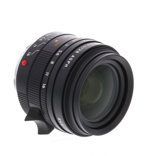 Leica 28mm f/1.4 Summilux-M ASPH. M-Mount Lens, Germany, Black, 6