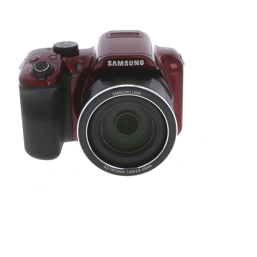 Samsung WB1100F Digital Camera in Red