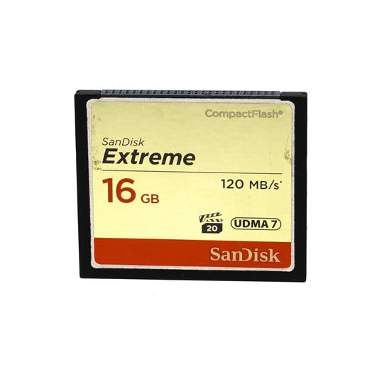 Sandisk Extreme 16GB Compact Flash [CF] 120MB/s UDMA 7 Memory Card