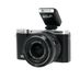 Samsung NX3000 Digital Camera, Black Leather {20.3MP} with 20-50mm f/3.5-5.6 II ED I-Function Zoom Lens, Black [40.5], SEF-8A Flash, Black  thumbnail