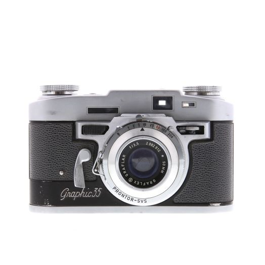 Graflex Graphic 35 35mm Camera with 50mm f/3.5 Graflar Lens