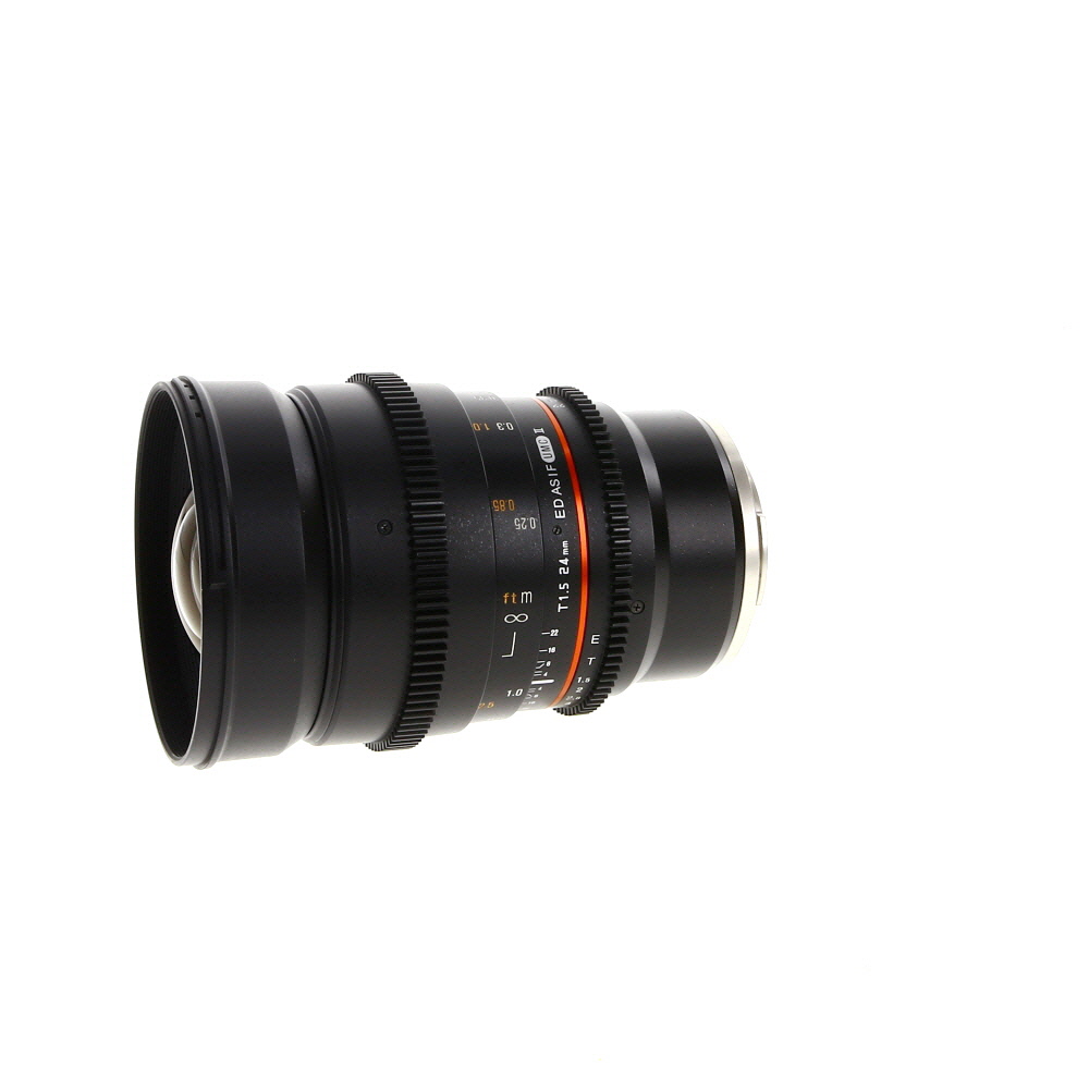 Rokinon Cine 24mm T1.5 ED AS IF UMC II (DS) Manual Lens for Sony E-Mount