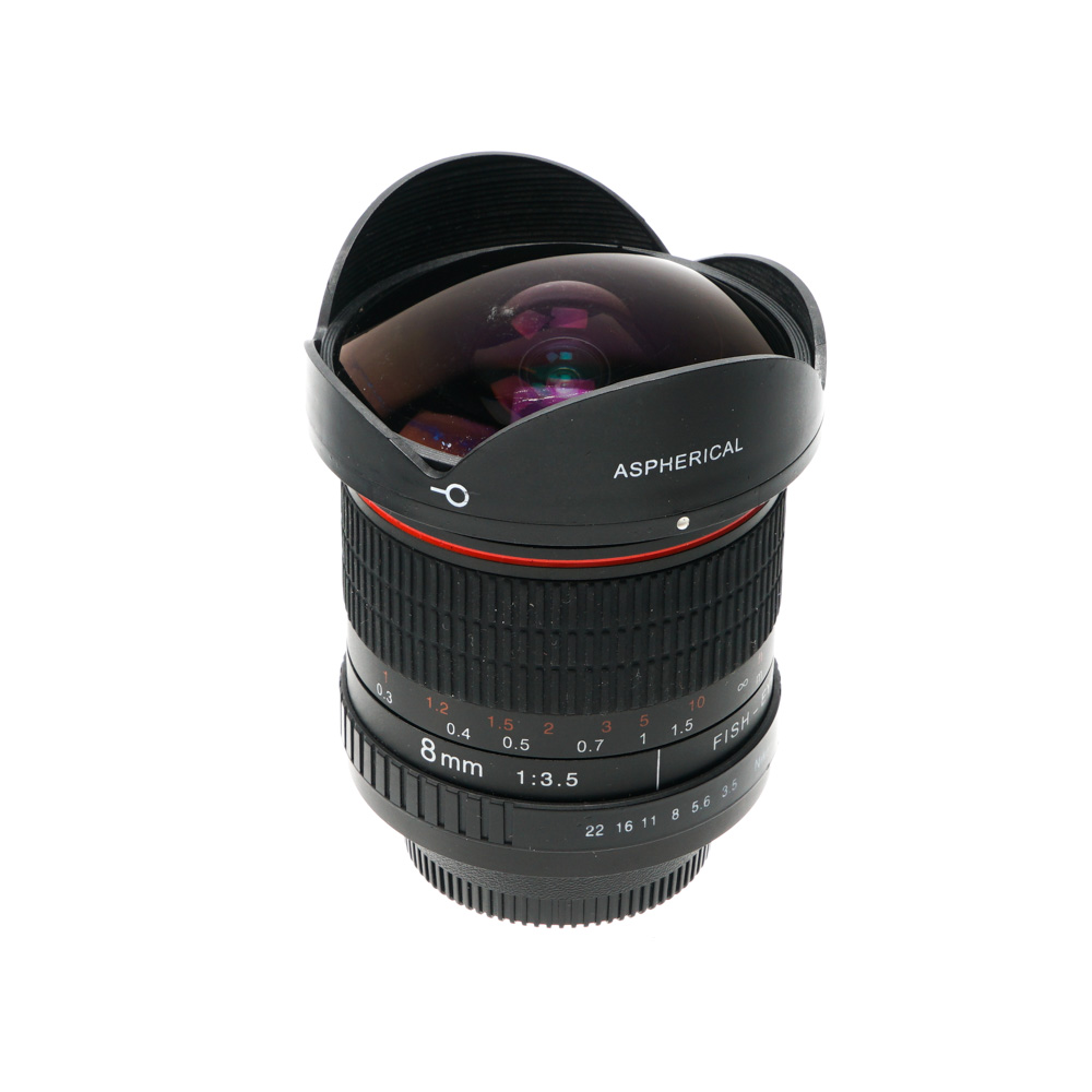 Altura Photo 8mm f/3 Fish-Eye CS Aspherical Manual APS-C Lens for Nikon F-Mount
