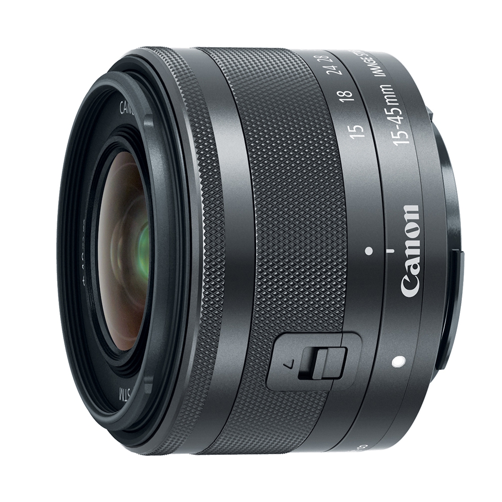 Canon 15-45mm f/3.5-6.3 IS STM Lens for EF-M Mount, Graphite Black | 49