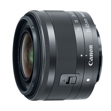 Canon 15-45mm f/3.5-6.3 IS STM Lens for EF-M Mount, Graphite Black