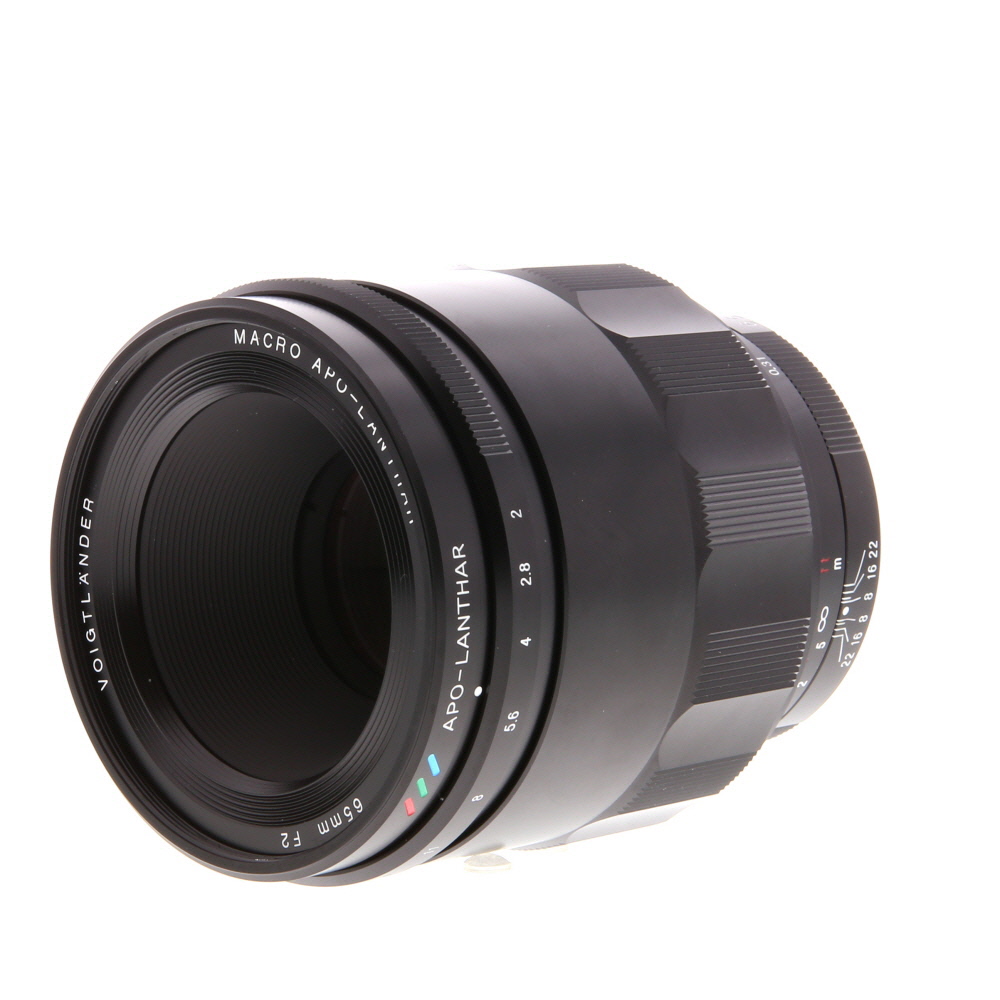 Voigtlander 65mm f/2 Macro APO-LANTHAR Aspherical Fulf-Frame Manual Lens for Sony E-Mount, Black