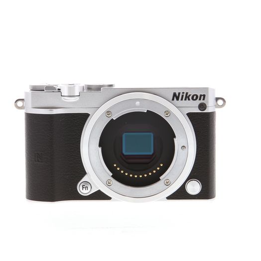 Nikon 1 J5 Mirrorless Camera Body, Silver with Black Leather {20.8MP}