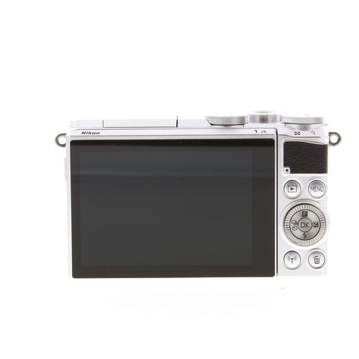 Nikon 1 J5 Mirrorless Camera Body, Silver with Black Leather {20.8MP}
