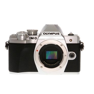 Olympus OM-D E-M10 Mark III Mirrorless MFT (Micro Four Thirds) Camera Body, Silver