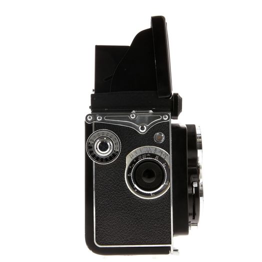 Yashica D Medium Format TLR Camera with 80mm f/3.5 Yashinon, Black