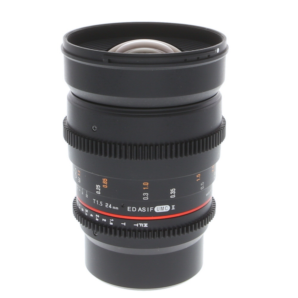 Rokinon Cine 24mm T1.5 ED AS IF UMC II (DS) Manual Lens for MFT Micro Four Thirds