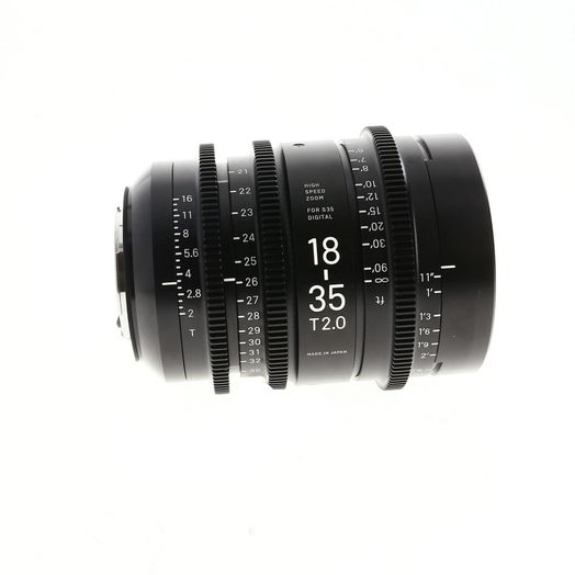 Sigma Cine 18-35mm T2 High Speed Zoom Manual Lens for Canon