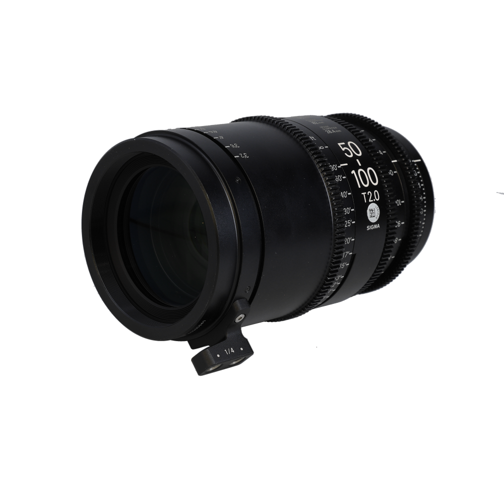 Sigma Cine 50-100mm T2 High Speed Zoom Manual Lens for Canon Super35/APS-C EF-Mount Imperial Focus Scale