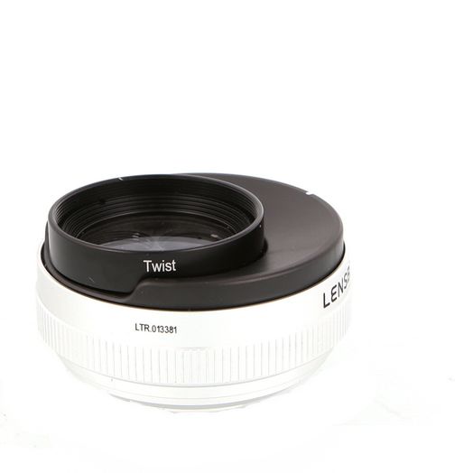 Lensbaby Trio 28mm f/3.5 Lens for Fujifilm X-Mount, Silver {46