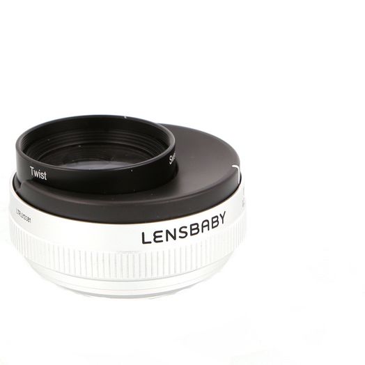 Lensbaby Trio 28mm f/3.5 Lens for Fujifilm X-Mount, Silver {46