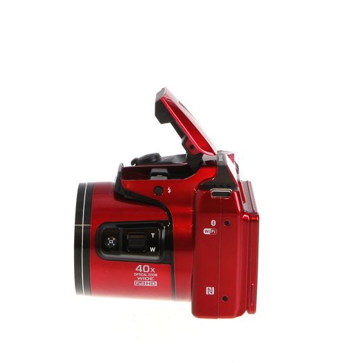 Nikon Coolpix B500 Digital Camera, Red {16MP} Requires 4/AA