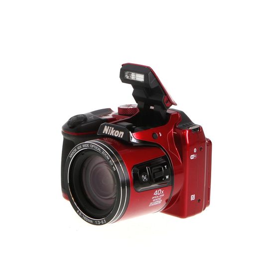 Nikon Coolpix B500 Digital Camera, Red {16MP} Requires 4/AA