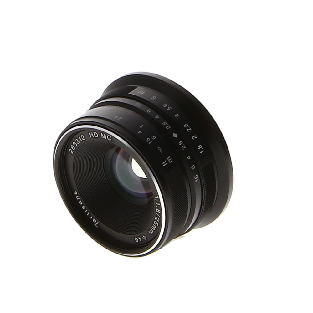 7artisans 25mm f/1.8 HD.MC Manual APS-C Lens for Sony E-Mount, Black