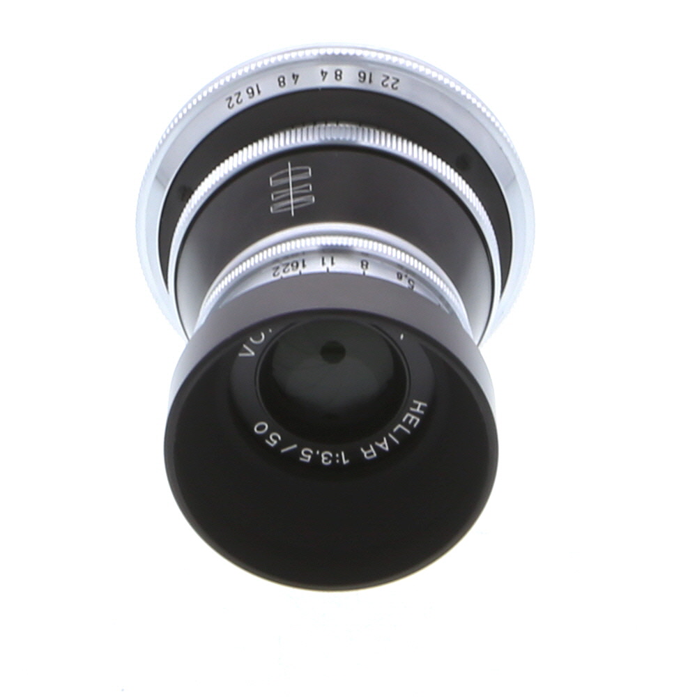 Voigtlander 50mm f/3.5 Heliar Leica M-Mount Lens, Black/Chrome