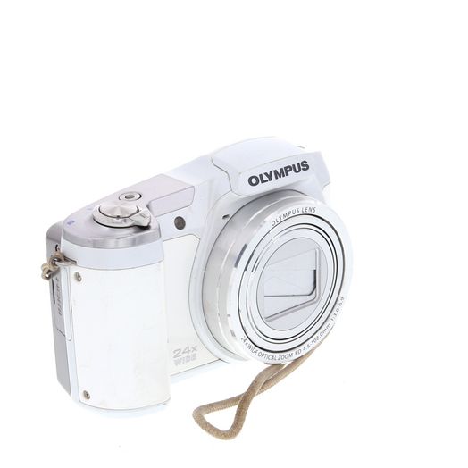 撮影OK OLYMPUS SZ-16 ホワイト Olympus Stylus SZ-16 iHS Digital Camera, White {16MP}