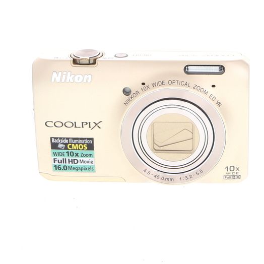 Nikon Coolpix S6300 Digital Camera, Gold {16MP}