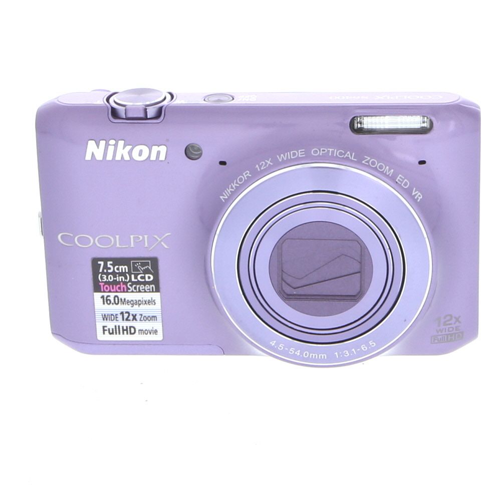 Nikon Coolpix S6400 Digital Camera, Purple {16MP}