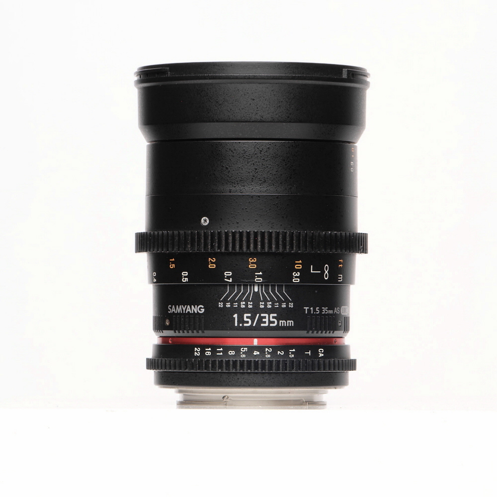 Samyang Cine 35mm T1.5 AS UMC II (DS) Lens Manual for Canon EF-Mount