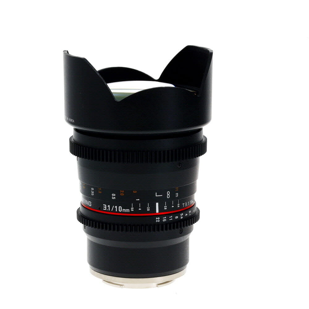 Samyang 10mm T3.1 ED AS NCS CS Manual Focus, Manual Aperture Lens for Sony E-Mount, Black