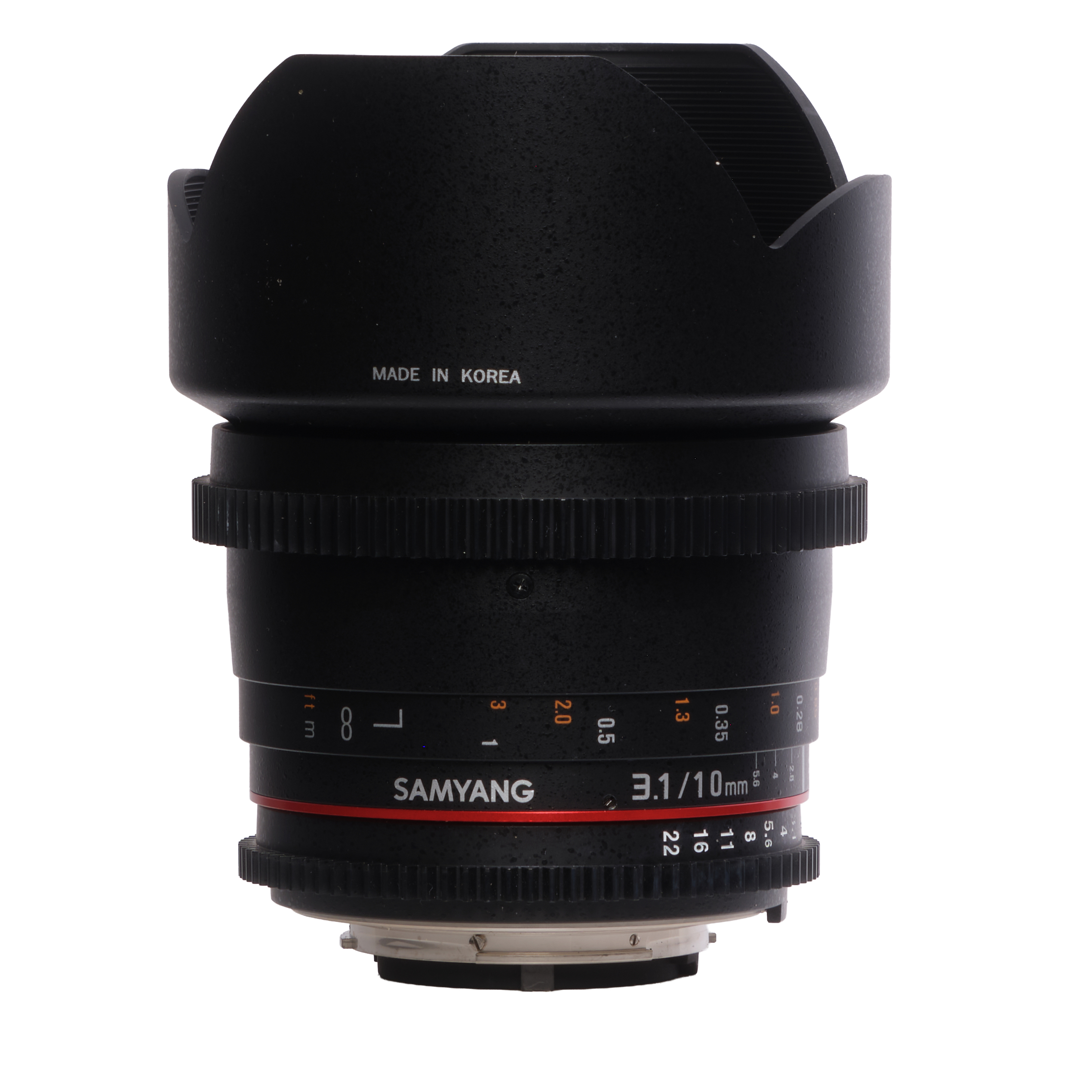 Samyang Cine 10mm T3.1 ED AS NCS Manual APS-C Lens for Nikon F-Mount