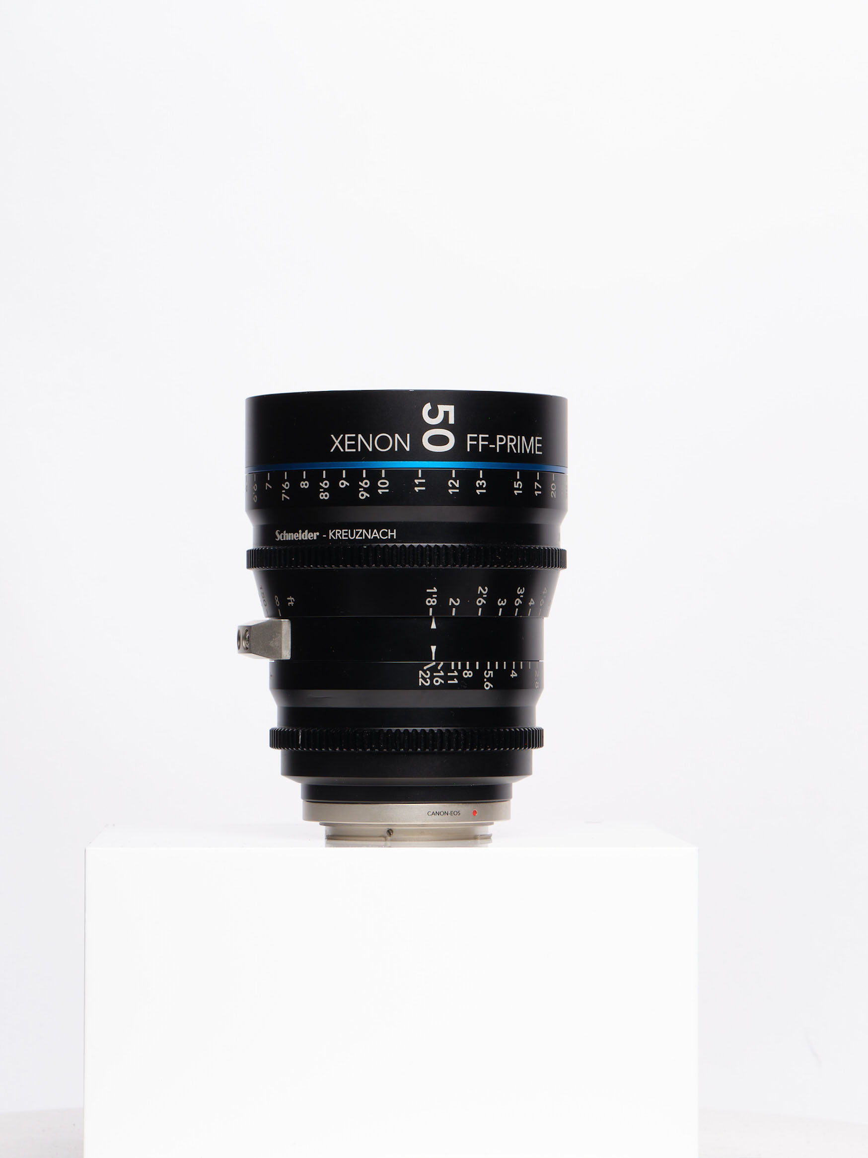 Schneider 50mm T2.1 Xenon FF-Prime Manual Focus Manual Aperture Lens For Canon EF Mount In Feet