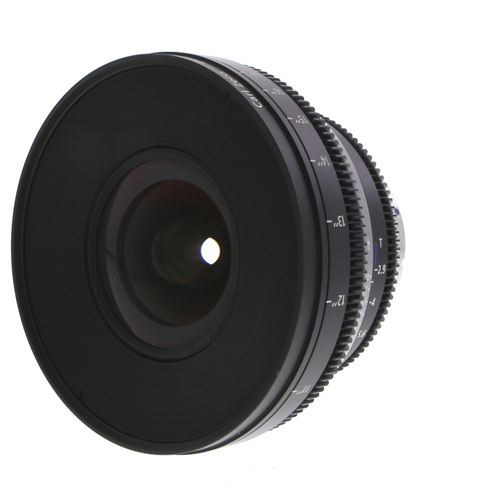 Zeiss CP.2 21mm T2.9 Compact Prime Distagon T* Manual Cine Lens for Canon EF-Mount, Black w/ Imperial Focus Scale