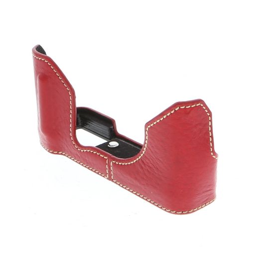 Gariz XS-CHXM1 Half Case for Fujifilm X-M1, Red Leather