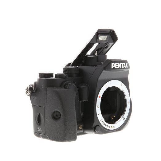 Pentax KP DSLR Camera Body, Black {24.3MP} with Large Grip Kit (O