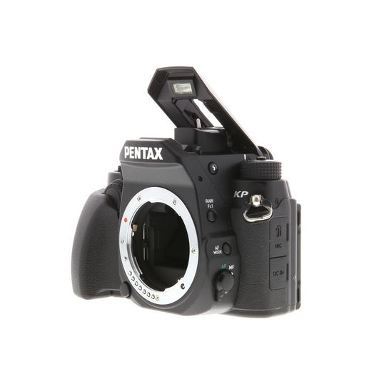 Pentax KP DSLR Camera Body, Black {24.3MP} with Large Grip Kit (O